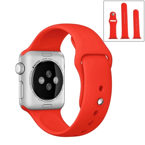 For Apple Watch Ultra 49mm&Watch Ultra 2 49mm / 45mm / 44mm / 42mm High-performance Ordinary & Longer Rubber Sport Watch Band.